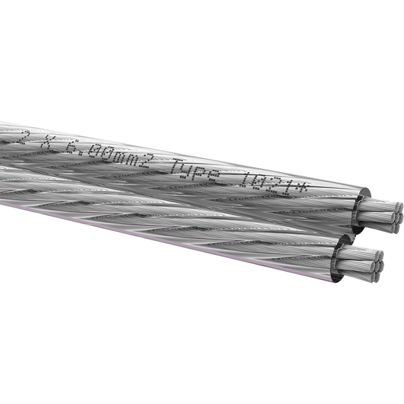 OEHLBACH Silverline 60 LS-Kabel 2x6,0mm² versilbert Preis pro Meter