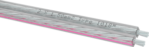 OEHLBACH Silverline 15 LS-Kabel 2x1,5mm² transparent Preis pro Meter