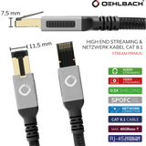 OEHLBACH Stream Primus High-End-Netzwerkabel Cat 8.1