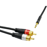 OEHLBACH Audio Jack RCA Link - Hochwertiges Klinkenstecker-Cinchkabel der SELECT-Klasse