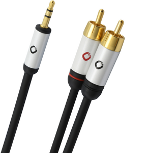 OEHLBACH i-Connect RCA Jack 3,5 Klinke auf 2xCinch