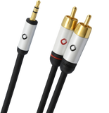 OEHLBACH i-Connect RCA Jack 3,5 Klinke auf 2xCinch