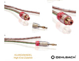 OEHLBACH Solution Lug Kabelschuh-Verbinder für Lautsprecher 1,5 mm² bis 6,0 mm², 4 Stück