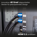 OEHLBACH Shape Magic UHD 40  HDMI 2.1 - Ultra-High-Speed-HDMI®-Kabel  8 K