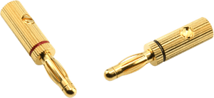 OEHLBACH Banana B3 Pin bis 4,0mm² gold 4 Stk