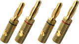 OEHLBACH Banana B3 Pin bis 4,0mm² gold 4 Stk