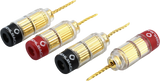 OEHLBACH Solution Banana-Flex-Verbinder für Lautsprecher 1,5 mm² bis 6,0 mm², 4 Stück